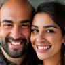 Photo of happy couple Sarah and Ahmad